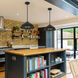 Nin LED 14 inch Sand Black Pendant Ceiling Light